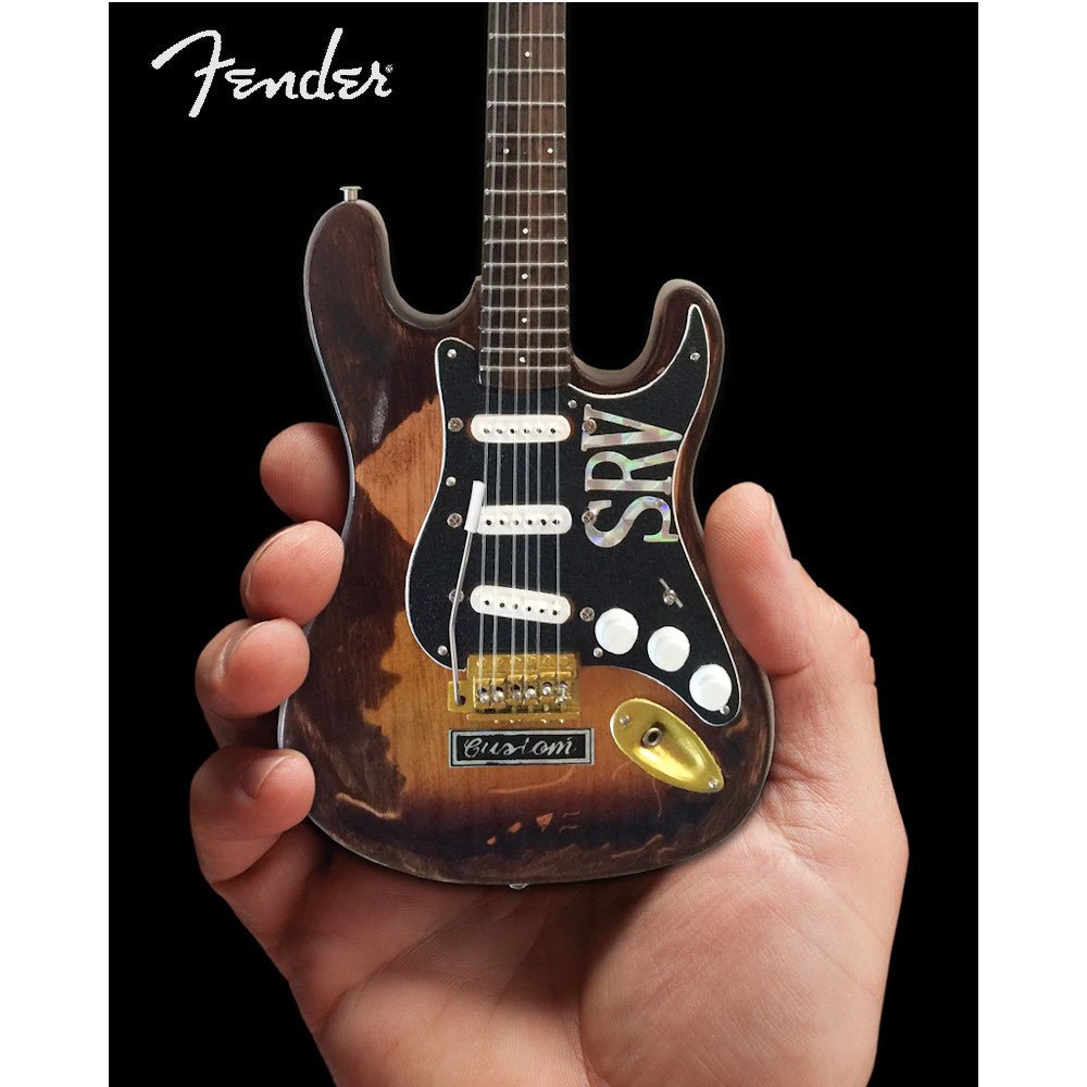 STEVIE RAY VAUGHAN スティーヴィーレイヴォーン (追悼 35年 ) - Distressed SRV Custom / ミニチュア楽器 - PGS